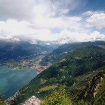 Bad weather in the higher mountains north of Lago D'Iseo